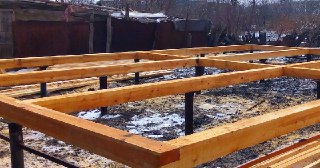 Пол на винтовых сваях Долгопрудный цена от 15426 руб.